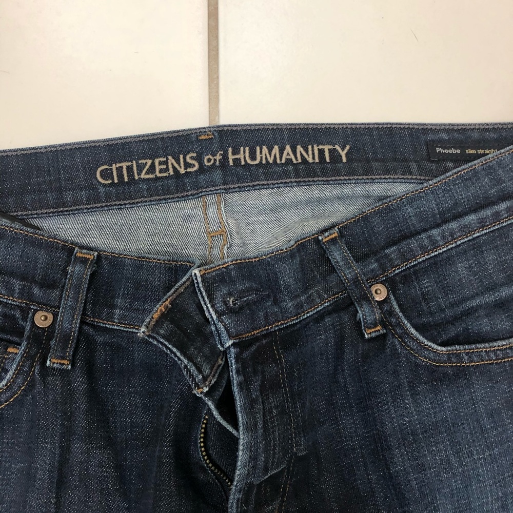 Citizens of Humanity straight crop jeans